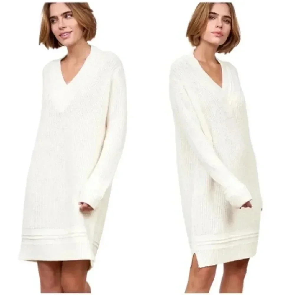 NWT La Ligne Merino Wool Cricket Sweater Dress size Small